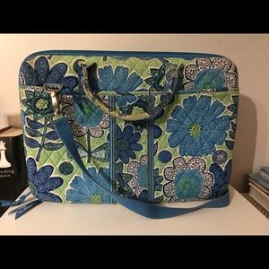 Vera Bradley hard laptop bag
